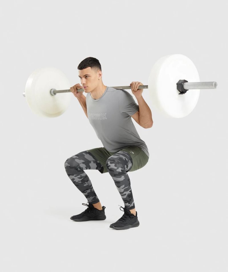 Men's Gymshark Element Baselayer Leggings Camo | NZ 2TVUGI